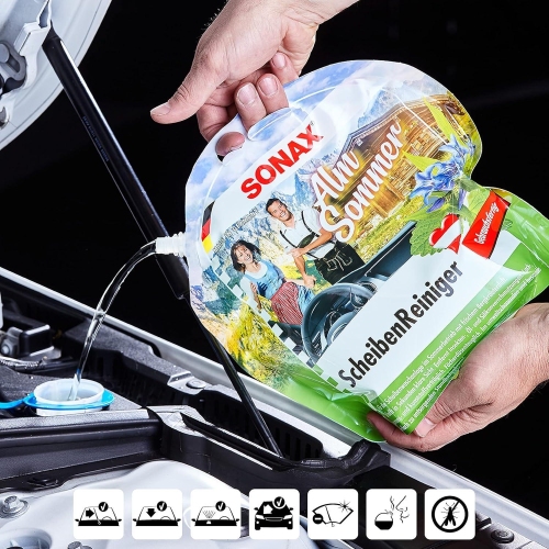 SONAX 3L ScheibenReiniger 3 Liter Alm Sommer Scheibenklar 03224410