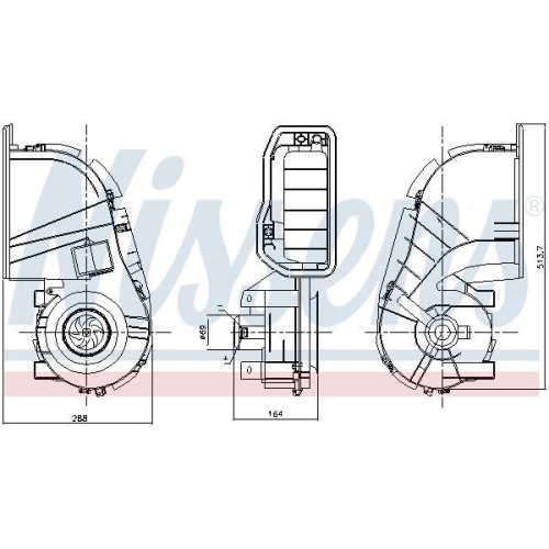 NISSENS Innenraumgebl&auml;se 87394