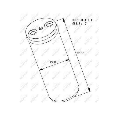 NRF Trockner, Klimaanlage EASY FIT 33233