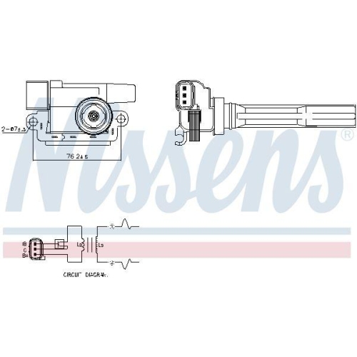 NISSENS Z&uuml;ndspule 966528