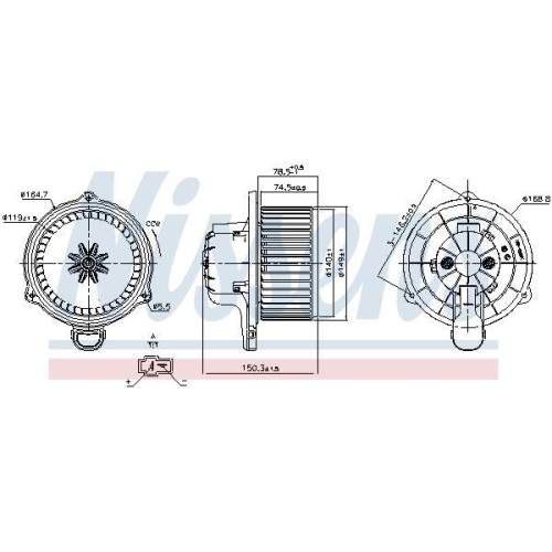NISSENS Innenraumgebl&auml;se 87510