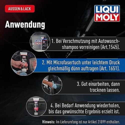 Liqui Moly Kunststoff "wie neu" Gel 250 ml Kunststoffaufbereitung Pflege Au&szlig;en