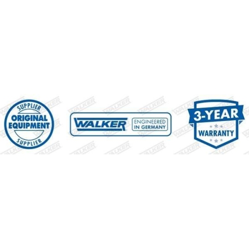 WALKER Abgasrohr 07197