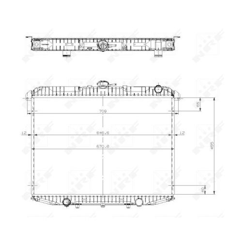 NRF K&uuml;hler, Motork&uuml;hlung EASY FIT 509533