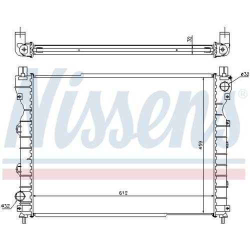NISSENS K&uuml;hler, Motork&uuml;hlung 64310A