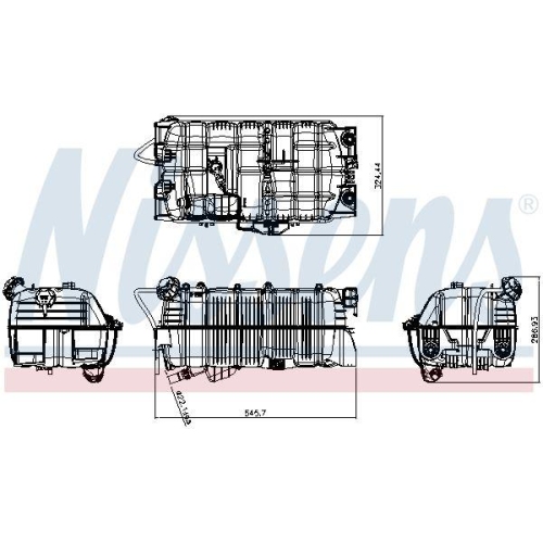 NISSENS Ausgleichsbeh&auml;lter, K&uuml;hlmittel ** FIRST FIT ** 996437