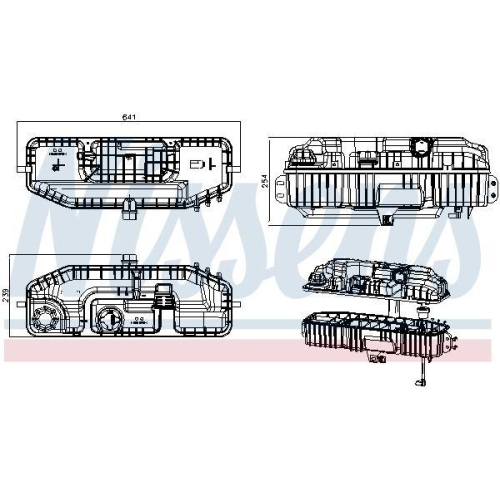 NISSENS Ausgleichsbeh&auml;lter, K&uuml;hlmittel ** FIRST FIT ** 996161