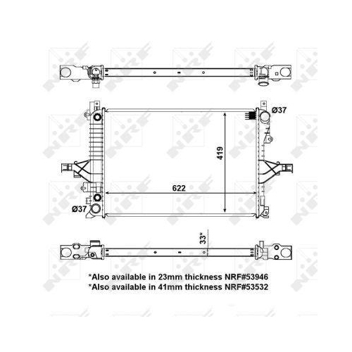 NRF K&uuml;hler, Motork&uuml;hlung EASY FIT 56125
