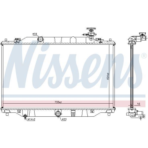 NISSENS K&uuml;hler, Motork&uuml;hlung 68534