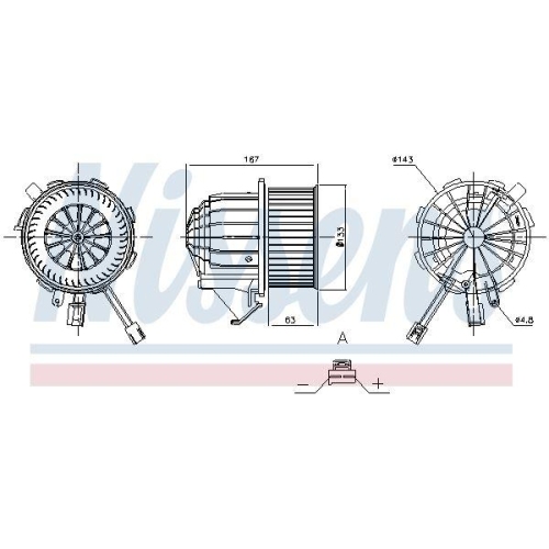 NISSENS Innenraumgebläse 87597