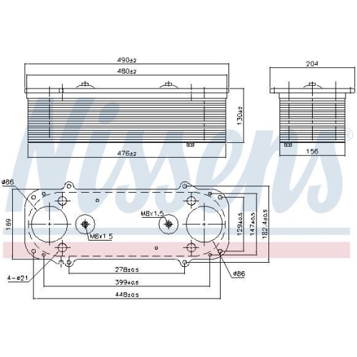 NISSENS Ladeluftk&uuml;hler 961500