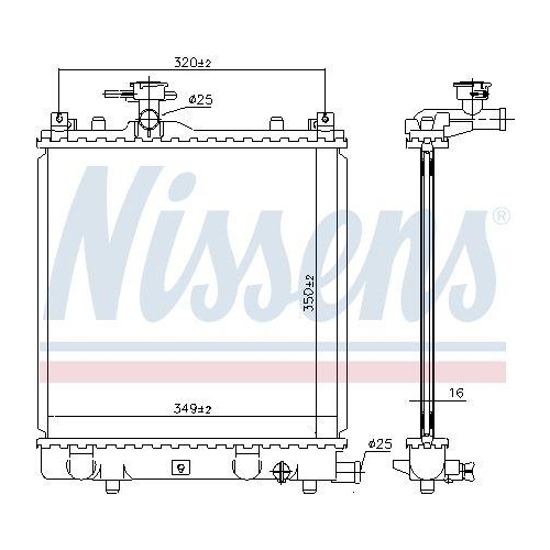 NISSENS K&uuml;hler, Motork&uuml;hlung 64175A