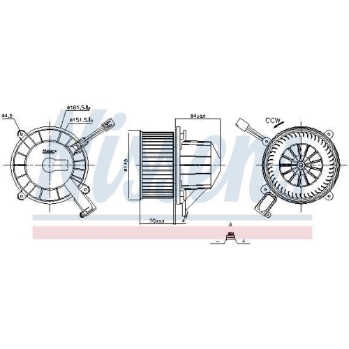 NISSENS Innenraumgebläse 87638