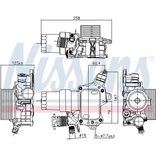 NISSENS &Ouml;lk&uuml;hler, Motor&ouml;l ** FIRST FIT ** 91194