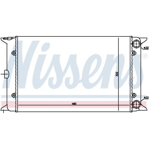 NISSENS Kühler, Motorkühlung 65030