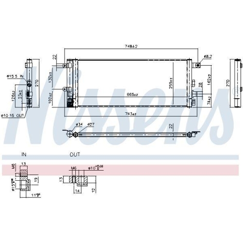 NISSENS Kondensator, Klimaanlage ** FIRST FIT ** 941334