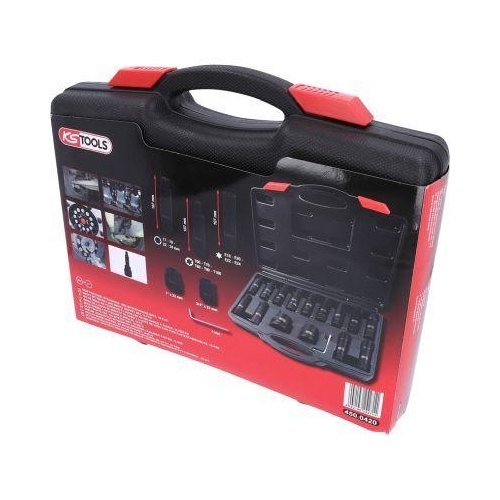 3/4 Zoll+1 Zoll Kraft-Wechsel-Stecknuss- und Bitstecknuss-Satz, 16-tlg KS TOOLS
