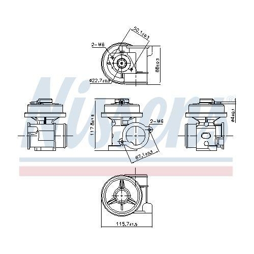 NISSENS AGR-Ventil ** FIRST FIT ** 98433