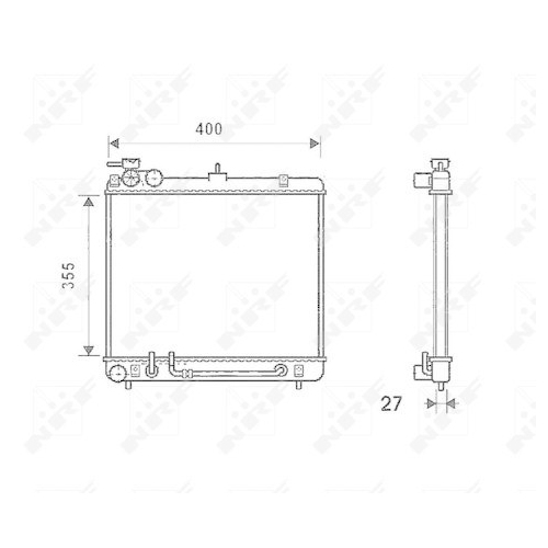 NRF K&uuml;hler, Motork&uuml;hlung EASY FIT 53256