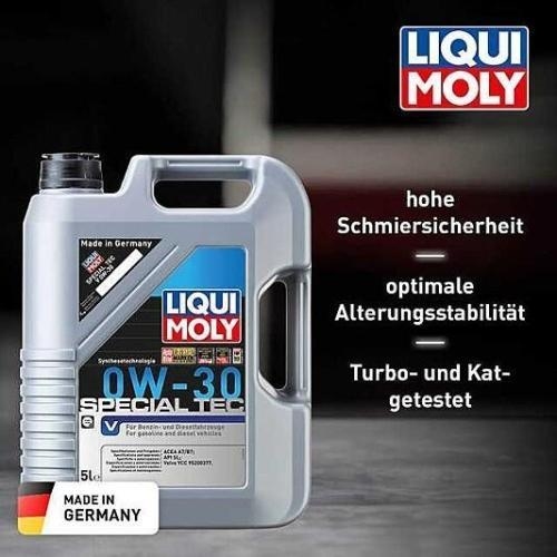 Liqui Moly Special Tec V 0W-30 6-Liter Kanister Motoröl, Motorenöl 3768+3769