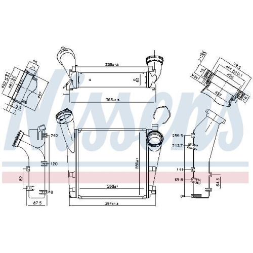 NISSENS Ladeluftk&uuml;hler 96178