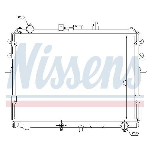 NISSENS K&uuml;hler, Motork&uuml;hlung 67358