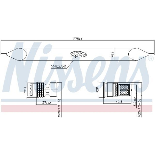 NISSENS Trockner, Klimaanlage 95784