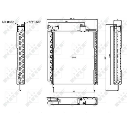 NRF Kondensator, Klimaanlage EASY FIT 35371