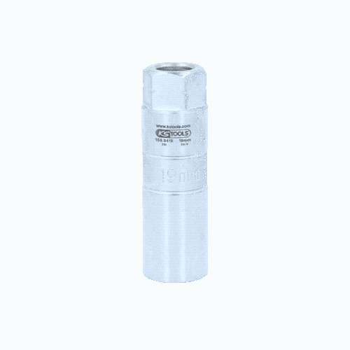 Sto&szlig;d&auml;mpfer-Au&szlig;ensechskant-Gegenhalter-Stecknuss, 19 mm KS TOOLS 150.9419