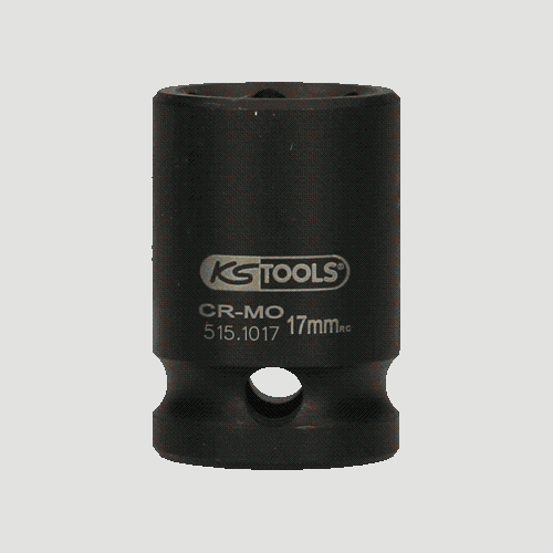 1/2 Zoll Sechskant-Kraft-Stecknuss, kurz, 17mm KS TOOLS 515.1017
