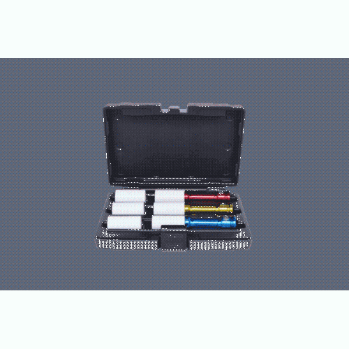 1/2 Zoll Alu Kraft-Stecknuss-Satz, lang, 6-tlg KS TOOLS 515.1040