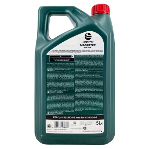 Castrol 5W-20E Motor&ouml;l Magnatec Stop Start 5W20E API SN ILSAC GF-5 Ford 5Liter