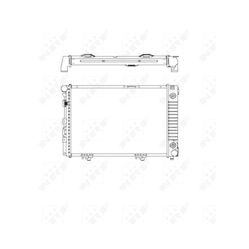 NRF Kühler, Motorkühlung EASY FIT 516574
