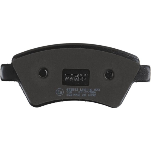 TRW Bremsbelagsatz, Scheibenbremse COTEC GDB1552