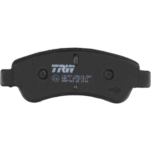 TRW Bremsbelagsatz, Scheibenbremse COTEC GDB1563