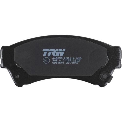 TRW Bremsbelagsatz, Scheibenbremse COTEC GDB3501