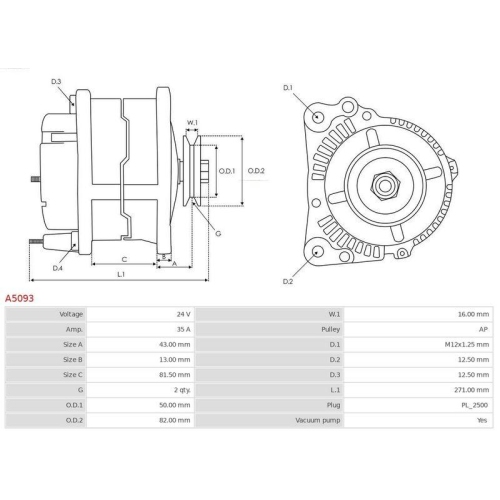AS-PL Generator Brandneu AS-PL