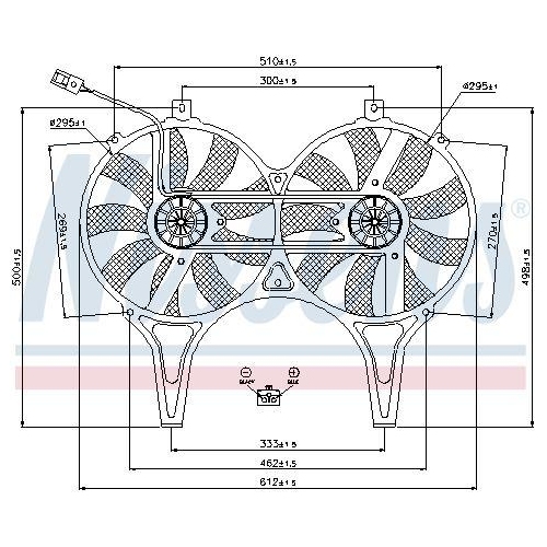 NISSENS Lüfter, Motorkühlung 85149