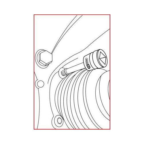 1/2 Zoll Spezial-Kraft-Bit-Stecknuss-Satz Vielzahn, 2-tlg KS TOOLS 515.0595