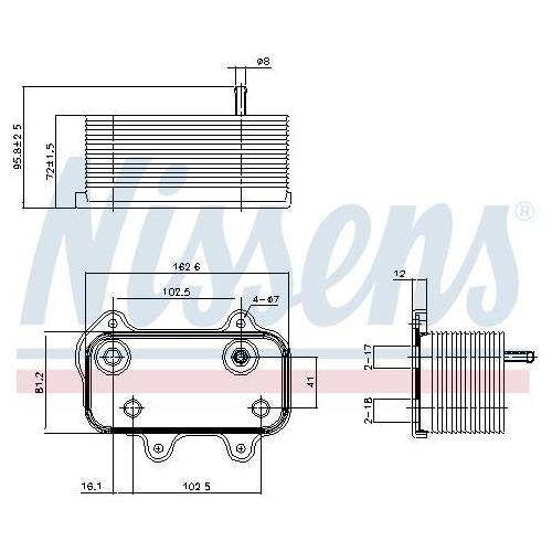 NISSENS &Ouml;lk&uuml;hler, Motor&ouml;l 90753