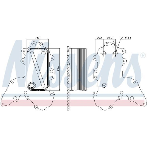 NISSENS &Ouml;lk&uuml;hler, Motor&ouml;l 90984