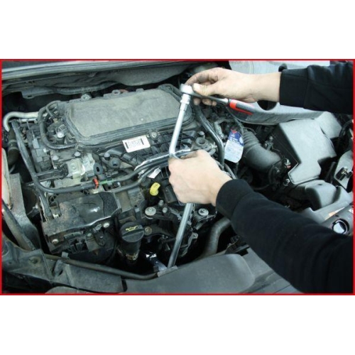 1/2 Zoll &Ouml;lfilterschl&uuml;ssel f&uuml;r Doppelnockenwellen Dieselmotoren, 27 mm KS TOOLS