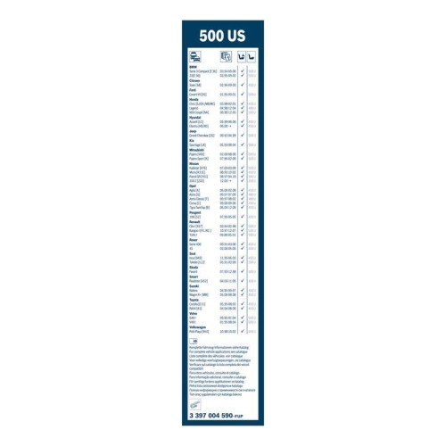 BOSCH Wischblatt Twin 3 397 004 590