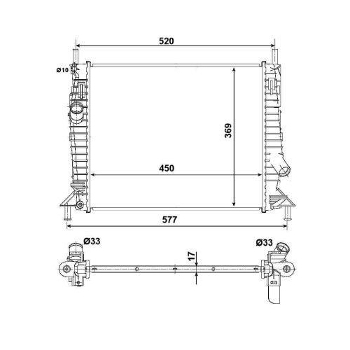 NRF K&uuml;hler, Motork&uuml;hlung EASY FIT 53028