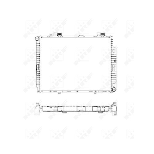 NRF Kühler, Motorkühlung EASY FIT 55331