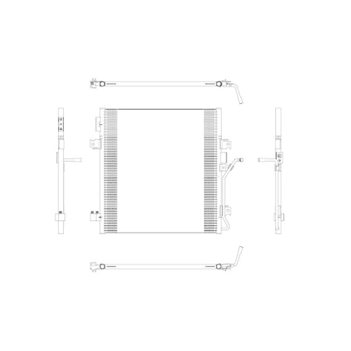 NRF Kondensator, Klimaanlage EASY FIT 350188