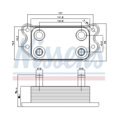 NISSENS &Ouml;lk&uuml;hler, Motor&ouml;l 90676