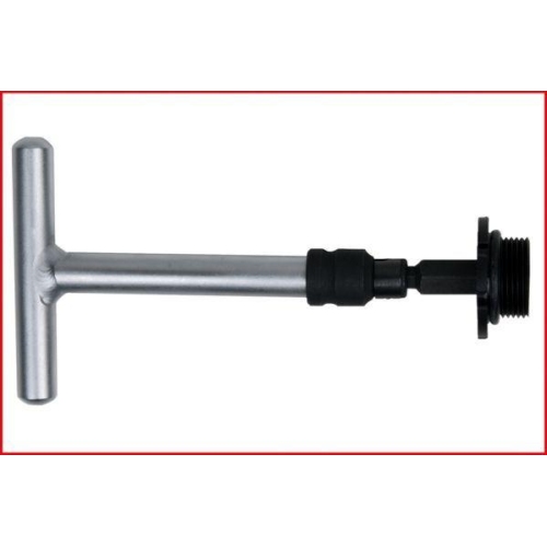 KS Tools Steckschl&uuml;sseleinsatz-Set, &Ouml;lablassschraube mit T-Griff 150.1020