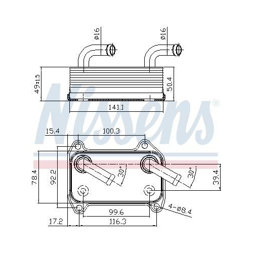 NISSENS &Ouml;lk&uuml;hler, Motor&ouml;l 90707