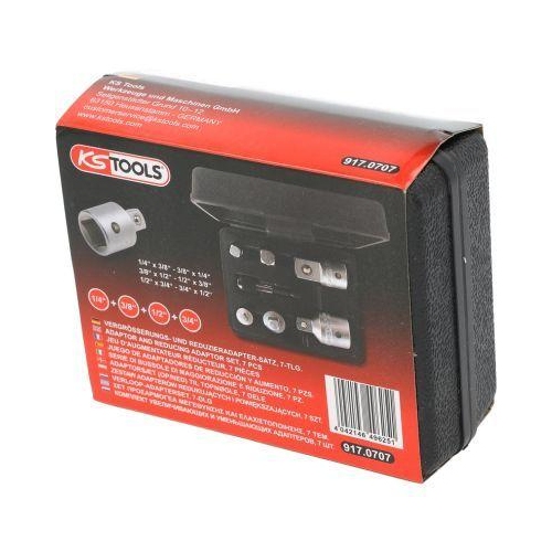Vergr&ouml;&szlig;erungs- und Reduzieradapter-Satz, 7-tlg KS TOOLS 917.0707